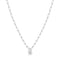Silver Chunky Chain Padlock Necklace